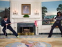 Michelle Obama Plays Tug Of War Wit