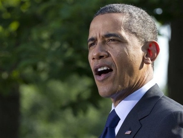 Obama Hits Syria with Blast of Adverbs
