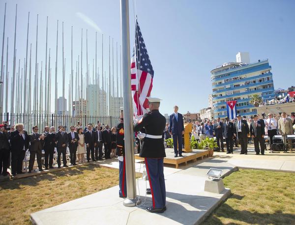 The Bare Flagpoles of Havana