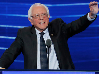 Sanders at DNC: Universal Healthcare and Public Option