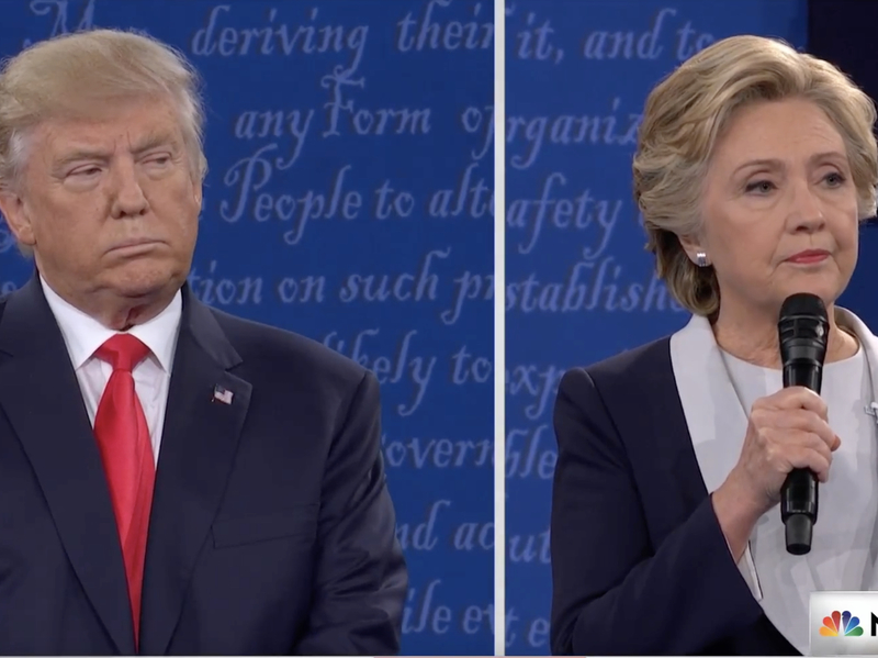 Full Replay: Second Presidential Debate Between Clinton And Trump ...