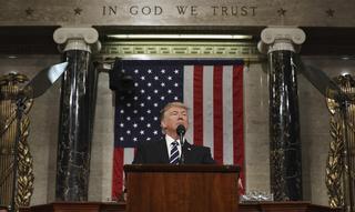 Trump Offers More Hopeful Tone, Few Policy Specifics
