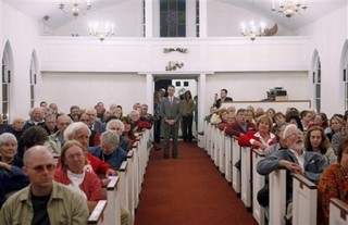 Pastor Gives Sermon From Roof